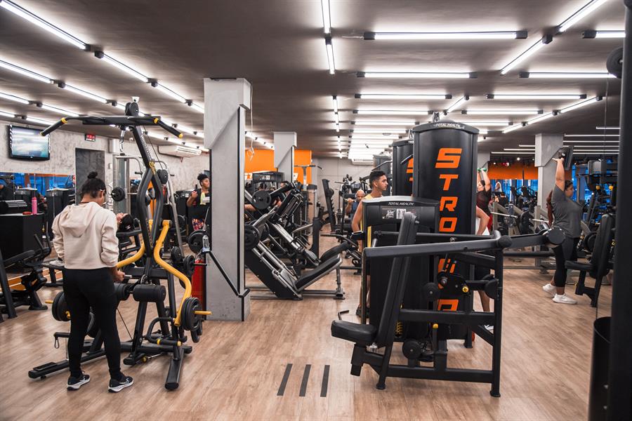 Área de treino na Stronger Paraíso