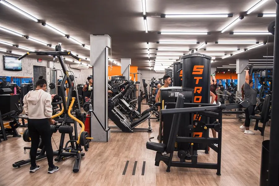 Área de treino na Stronger Paraíso